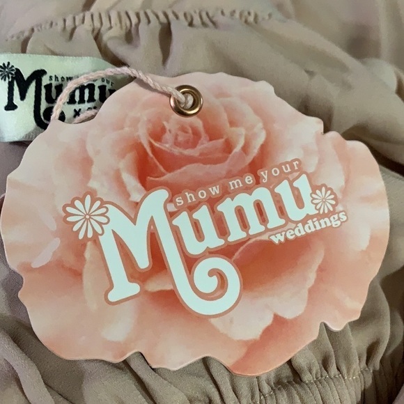 Show Me Your MuMu Heather Halter Dusty Blush Crisp - Picture 9 of 11